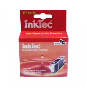 Совместимый фото картридж InkTec CLI-521BK 2933B004
