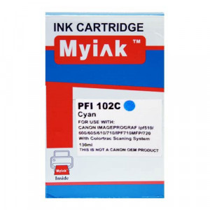 Совместимый картридж MyInk PFI-102C 0896B001