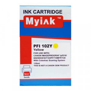 Совместимый картридж MyInk PFI-102Y 0898B001