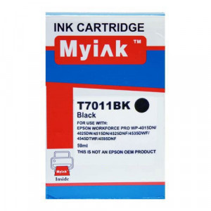 Совместимый картридж MyInk T7011BK C13T70114010