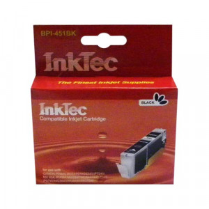 Совместимый фото картридж InkTec CLI-451BKXL 6472B001