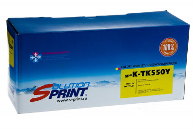 Совместимый картридж Solution Print TK-550Y