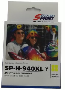 Совместимый картридж Solution Print 940XL Y C4909AE