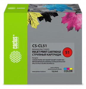 Совместимый картридж Cactus CS-CL-51 0618B025
