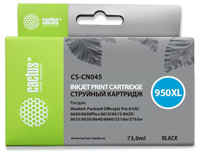 Совместимый картридж Cactus CS-950XL Bk CN045AE