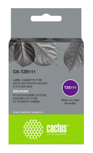 Совместимая лента для печати наклеек Cactus TZe-111