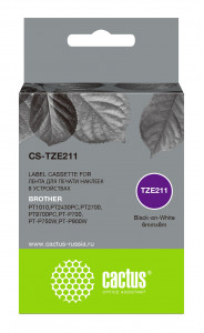 Совместимая лента для печати наклеек Cactus TZe-211