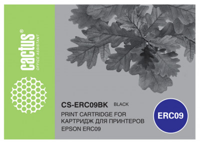 Совместимый риббон-картридж Cactus ERC09BK