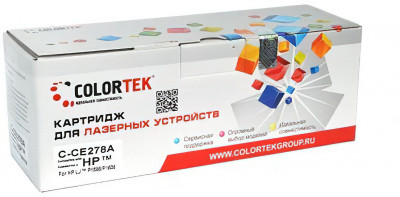 Совместимый картридж Colortek CE278A 78A