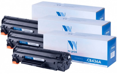 Двойная упаковка картриджей NV Print CB436A