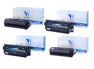 Набор совместимых картриджей NV Print CF360A-CF363A