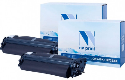 Двойная упаковка картриджей NV Print Q5949A 49A