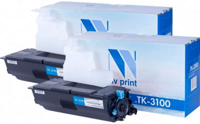 Двойная упаковка картриджей NV Print TK3100