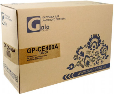 Совместимый картридж GalaPrint CE400A 507A K