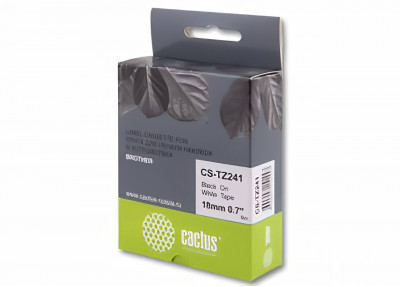Совместимая лента для печати наклеек Cactus CS-TZe-241