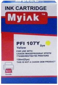 Совместимый картридж MyInk PFI-107Y 6708B001