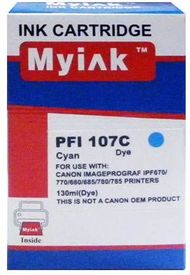 Совместимый картридж MyInk PFI-107C 6706B001