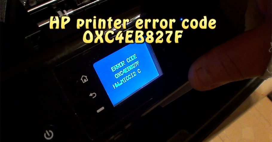 Принтер HP не печатает из-за ошибки