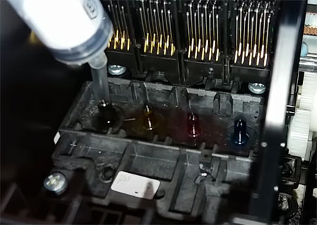 можно ли промыть печатающую головку принтера не снимая ее