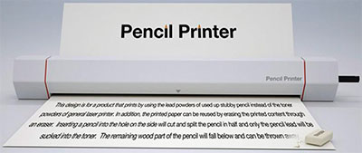 принтер печатающий графитным стержнем